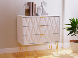 Bexley 3 Drawer Wide Chest of Drawers - thumbnail 1