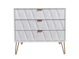 Bexley 3 Drawer Wide Chest of Drawers - thumbnail 2