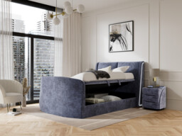 CinePro Ottoman TV Bed Frame with Dolby Atmos Surround Sound Plus 2 Speakers - thumbnail 3