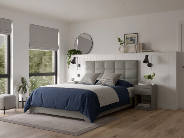 Silvia Bed Frame & Simply Support Mattress Set - image 1