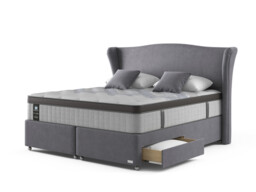 Sealy Orwell Posturepedic Divan Bed Set On Castors - thumbnail 2