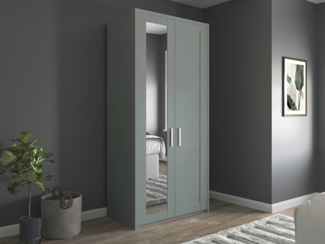 Alster 2 Door Hinged Wardrobe - image 1