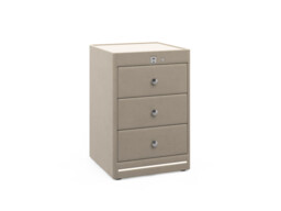Kuban 3 Drawer USB-C Bedside Table - thumbnail 2