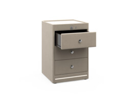 Kuban 3 Drawer USB-C Bedside Table - thumbnail 3