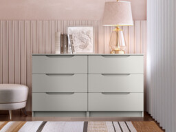Radfield 3+3 Drawer Chest Of Drawers - thumbnail 1