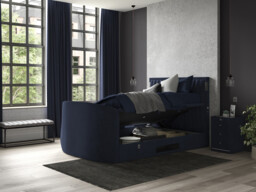 Aura Ottoman TV Bed Frame With Dolby Atmos Surround Sound - thumbnail 3
