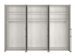 Emden 6 Door 6 Mirror Hinged Wardrobe - thumbnail 3