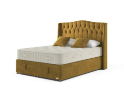 Hypnos Luxurious Earth 01 Divan Bed Set On Glides - thumbnail 2