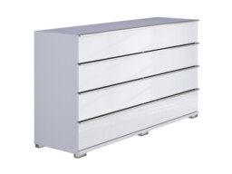 Sicily 4 Drawer Wide Chest of Drawers - thumbnail 2
