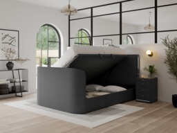 Linsbury Ottoman TV Bed Frame With Dolby 2.1 Sound System - thumbnail 2