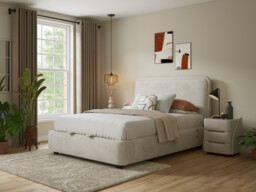 Serenity Power Ottoman Bed Frame With Mood Lighting