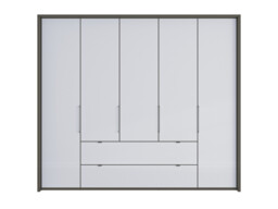 Sicily 5 Door Bi-Fold Wardrobe - thumbnail 3