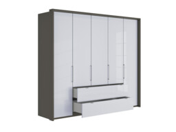 Sicily 5 Door Bi-Fold Wardrobe - thumbnail 2