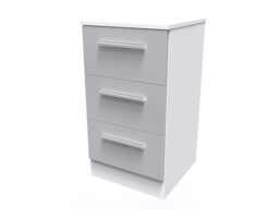 Latina 3 Drawer Bedside Cabinet - thumbnail 2