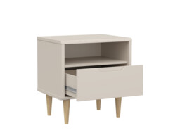 EasyKlix Sherbrooke 1 Drawer Bedside Table - thumbnail 2