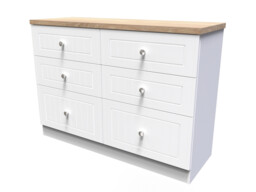 Andria 6 Drawer Wide Chest - thumbnail 2