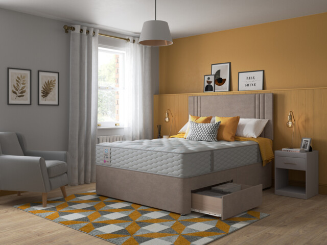 Sealy Redcliffe Backcare Firm Support Divan Bed Set - image 1