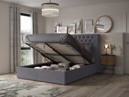 Orianna Upholstered Ottoman Bed Frame - thumbnail 2
