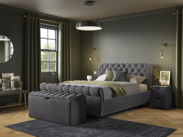 Penelope Upholstered Ottoman Bed Frame - image 1
