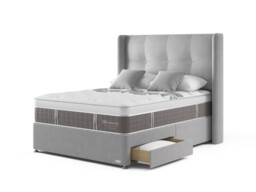 Sealy Exquisite Platinum Extravagance Divan Set on Glides - thumbnail 2