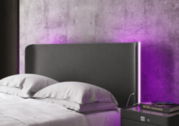 Media Glow Ottoman TV Bed Frame With Sound Activated Lighting - thumbnail 3