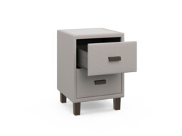 Snooze 2 Drawer Bedside Cabinet - thumbnail 3