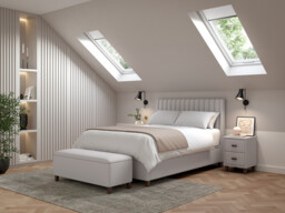 Snooze 2 Drawer Bedside Cabinet - thumbnail 1