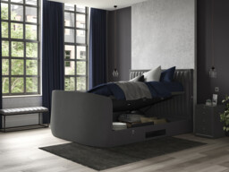 Aura Ottoman TV Bed Frame With Dolby Atmos Surround Sound - thumbnail 3