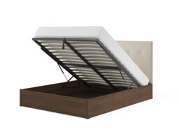 Corrigan Buttoned Ottoman Bed Frame - thumbnail 3