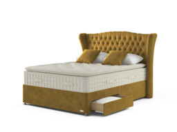 Hypnos Luxurious Earth 03 Divan Bed Set On Glides - thumbnail 2