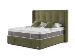 Sealy Exquisite Platinum Renaissance Divan Bed Set on Glides - thumbnail 2