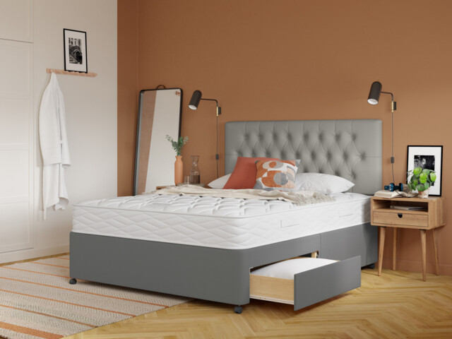 Ashford Memory Support Divan Bed Set - image 1