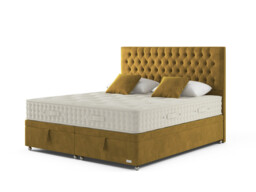 Hypnos Luxurious Earth 04 Divan Bed Set On Castors - thumbnail 2