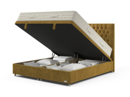 Hypnos Luxurious Earth 04 Divan Bed Set On Castors - thumbnail 3