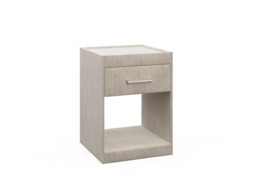 Upholstered 1 Drawer Bedside Table - thumbnail 2