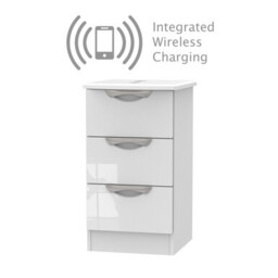 Merton Wireless Charging Bedside Table - thumbnail 2