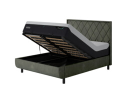 Tempur Arc™ Quilted Upholstered Ottoman Bed Frame - thumbnail 2