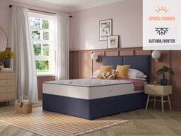Slumberland Duo 1400 2-in-1 Divan Bed Set On Glides - thumbnail 1