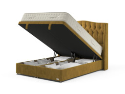 Hypnos Luxurious Earth 01 Divan Bed Set On Glides - thumbnail 3