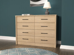 Oxdale 4+4 Drawer Chest Of Drawers - thumbnail 1