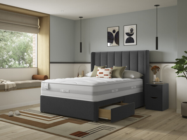 Slumberland Response Latex Premium Divan Bed Set - image 1