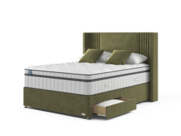 iGel NanoTech 5000i Plushtop Divan Bed Set on Glides - thumbnail 2