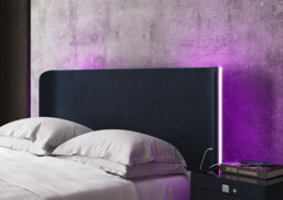 Media Glow Ottoman TV Bed Frame With Sound Activated Lighting - thumbnail 3
