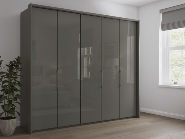 Sicily 5 Door Bi-Fold Wardrobe - image 1