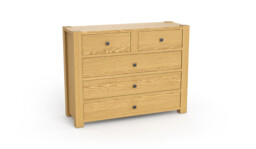 Edgemont 3 + 2 Drawer Chest of Drawers - thumbnail 2