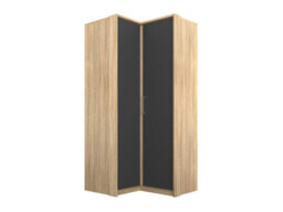 Lorenzo 2 Door Corner Wardrobe - thumbnail 2