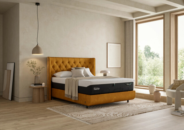 Tempur Arc™ Luxury Upholstered Ottoman Bed Frame - image 1