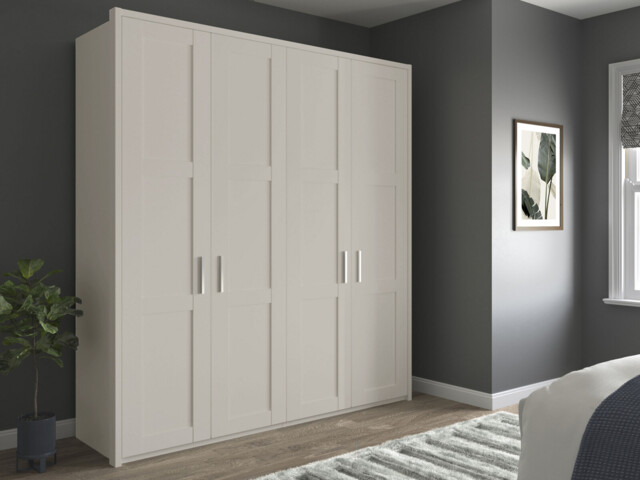 Alster 4 Door Hinged Wardrobe