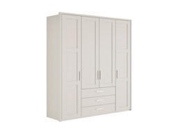 Alster 4 Door 3 Drawer Hinged Wardrobe - thumbnail 3