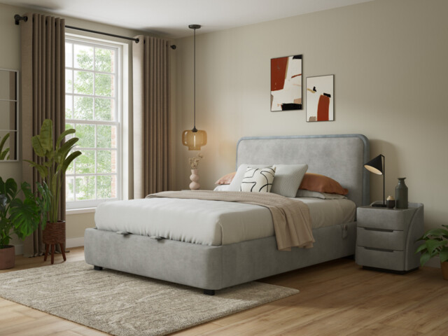 Serenity Power Ottoman Bed Frame With Mood Lighting - image 1